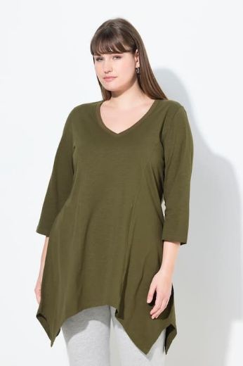 Moda za polnejše Majica A kroja asimetrična plus velikost, xxl, Ulla Popken in Johann Popken (JP1880)