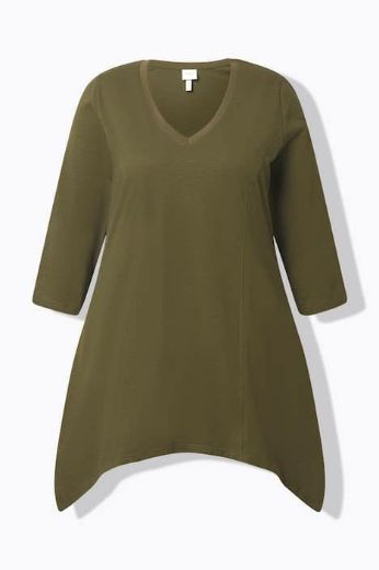 Moda za polnejše Majica A kroja asimetrična plus velikost, xxl, Ulla Popken in Johann Popken (JP1880)