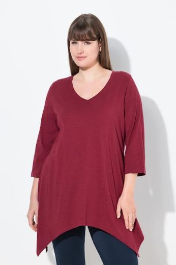 Moda za polnejše Majica A kroja asimetrična plus velikost, xxl, Ulla Popken in Johann Popken (JP1880)