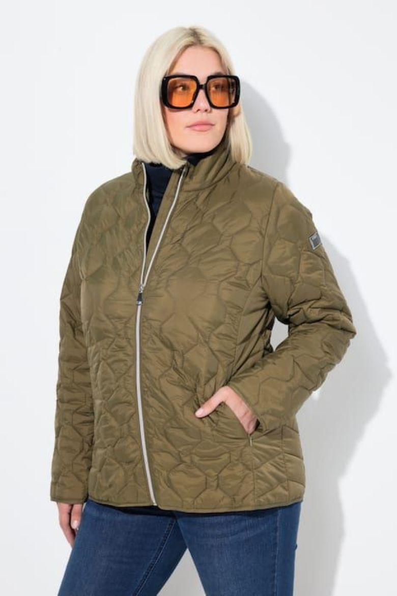 Moda za polnejše Jakna lagana štepana s povišrenim ovratnikom plus velikost, xxl, Ulla Popken in Johann Popken (JP1880)