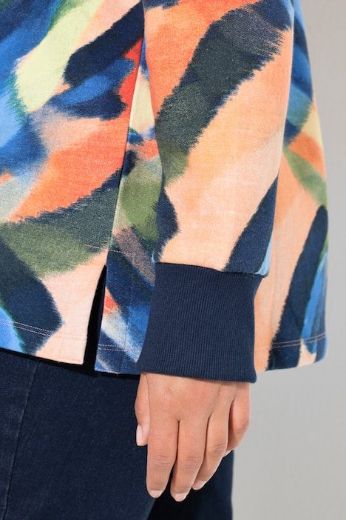 Moda za polnejše Majica dugih rukava karirana plus velikost, xxl, Ulla Popken in Johann Popken (JP1880)