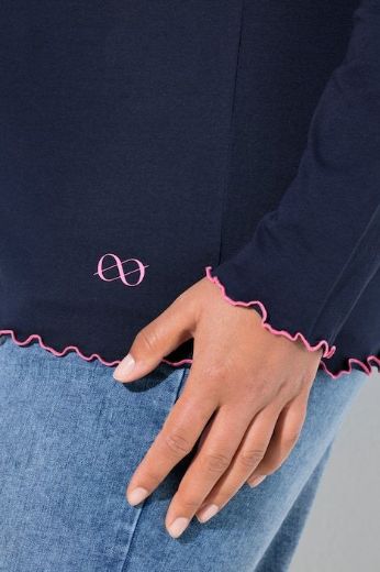 Moda za polnejše Majica dugih rukava V ovratnika plus velikost, xxl, Ulla Popken in Johann Popken (JP1880)
