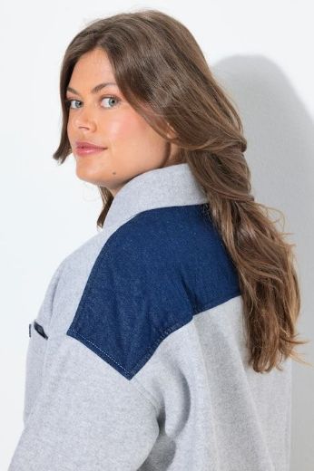 Moda za polnejše Jakna lagana na kopčanje plus velikost, xxl, Ulla Popken in Johann Popken (JP1880)