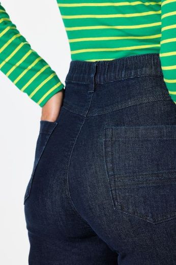Moda za polnejše Traperice visokog struka širokih nogavica plus velikost, xxl, Ulla Popken in Johann Popken (JP1880)