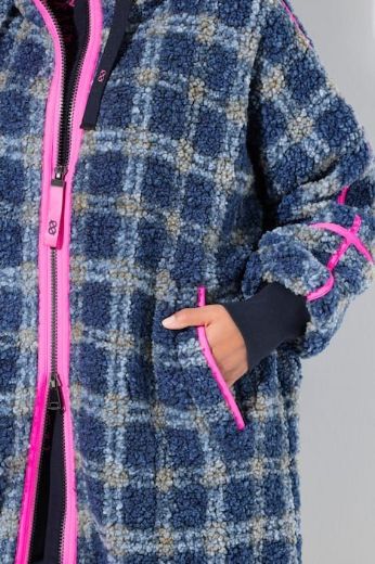 Moda za polnejše Jakna dužeg kroja karirana plus velikost, xxl, Ulla Popken in Johann Popken (JP1880)