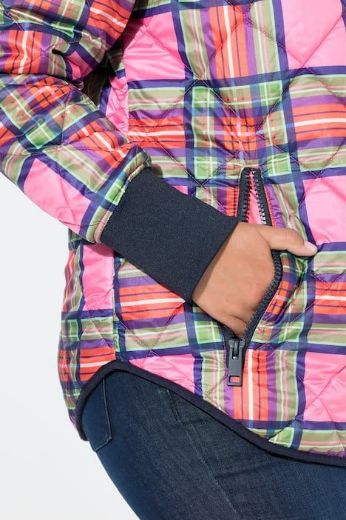 Moda za polnejše Jakna karirana plus velikost, xxl, Ulla Popken in Johann Popken (JP1880)