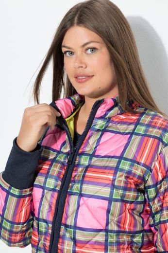 Moda za polnejše Jakna karirana plus velikost, xxl, Ulla Popken in Johann Popken (JP1880)