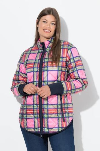 Moda za polnejše Jakna karirana plus velikost, xxl, Ulla Popken in Johann Popken (JP1880)