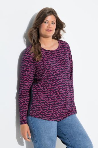 Moda za polnejše Majica dugih rukava plus velikost, xxl, Ulla Popken in Johann Popken (JP1880)