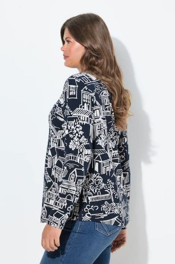 Moda za polnejše Majica dugih rukava plus velikost, xxl, Ulla Popken in Johann Popken (JP1880)