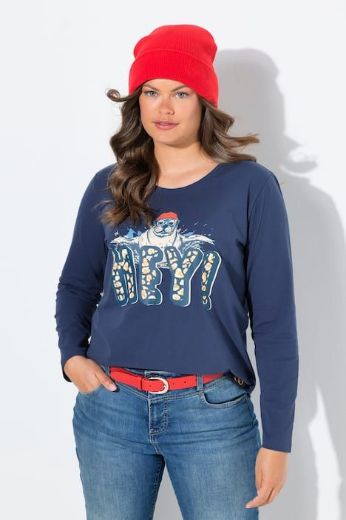 Moda za polnejše Majica dugih rukava plus velikost, xxl, Ulla Popken in Johann Popken (JP1880)