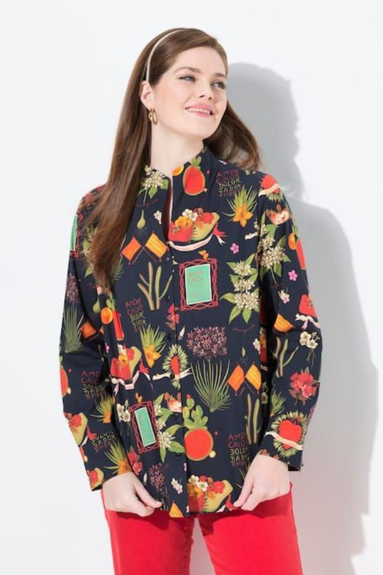 Moda za polnejše Bluza dugih rukava plus velikost, xxl, Ulla Popken in Johann Popken (JP1880)