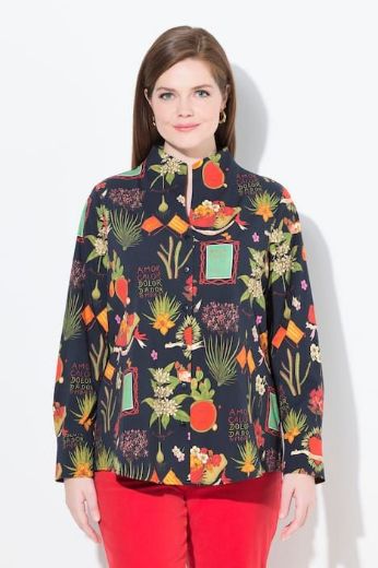 Moda za polnejše Bluza dugih rukava plus velikost, xxl, Ulla Popken in Johann Popken (JP1880)