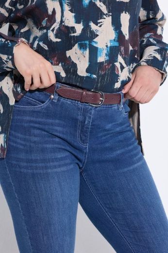 Moda za polnejše Remen kožni plus velikost, xxl, Ulla Popken in Johann Popken (JP1880)