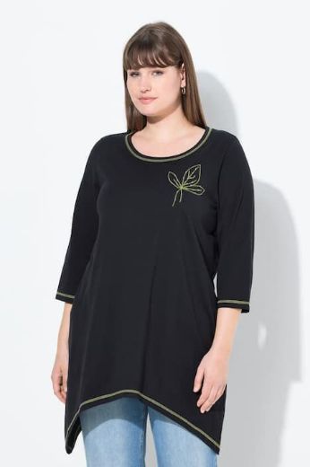 Moda za polnejše Majica 3/4 rukava A kroja plus velikost, xxl, Ulla Popken in Johann Popken (JP1880)