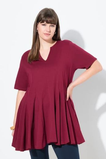 Moda za polnejše Tunika kratkih rukava A kroja plus velikost, xxl, Ulla Popken in Johann Popken (JP1880)