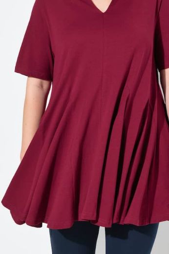 Moda za polnejše Tunika kratkih rukava A kroja plus velikost, xxl, Ulla Popken in Johann Popken (JP1880)