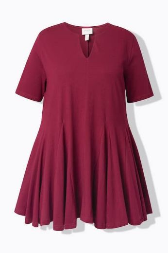 Moda za polnejše Tunika kratkih rukava A kroja plus velikost, xxl, Ulla Popken in Johann Popken (JP1880)