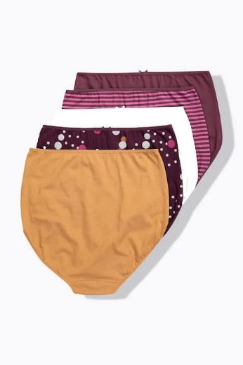 Moda za polnejše Gaćice maxi 5 komada plus velikost, xxl, Ulla Popken in Johann Popken (JP1880)