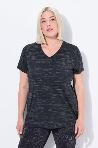 Moda za polnejše Majica kratkih rukava V ovratnika plus velikost, xxl, Ulla Popken in Johann Popken (JP1880)