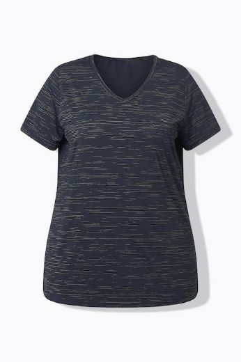 Moda za polnejše Majica kratkih rukava V ovratnika plus velikost, xxl, Ulla Popken in Johann Popken (JP1880)