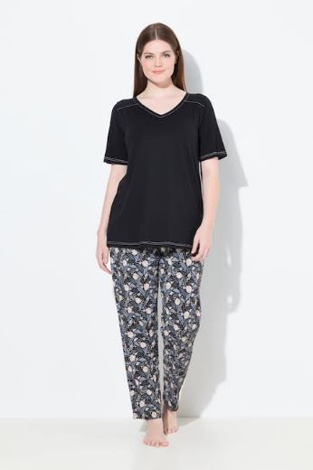 Moda za polnejše Pidžama dvodijelna kratkih rukava i dugih nogavica plus velikost, xxl, Ulla Popken in Johann Popken (JP1880)