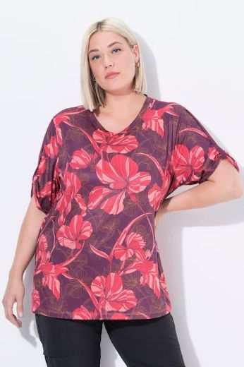 Moda za polnejše Majica kratkih rukava V ovratnika plus velikost, xxl, Ulla Popken in Johann Popken (JP1880)