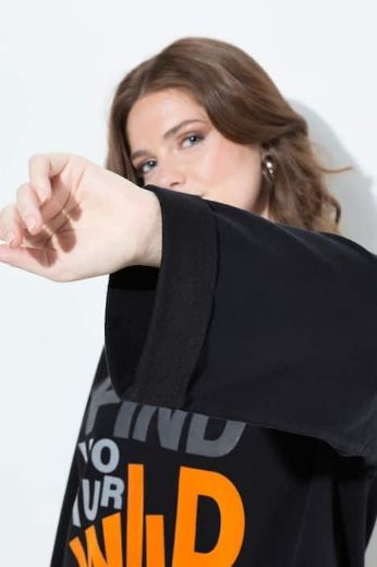 Moda za polnejše Majica dugih rukava okruglog ovratnika plus velikost, xxl, Ulla Popken in Johann Popken (JP1880)