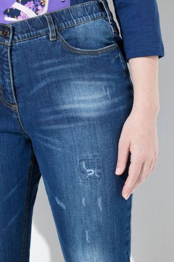 Moda za polnejše Traperice povišenog struka plus velikost, xxl, Ulla Popken in Johann Popken (JP1880)
