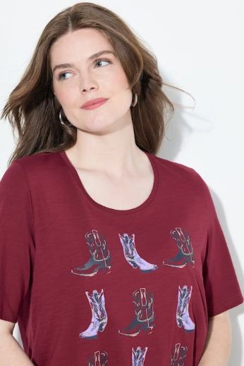 Moda za polnejše Majica kratkih rukava plus velikost, xxl, Ulla Popken in Johann Popken (JP1880)