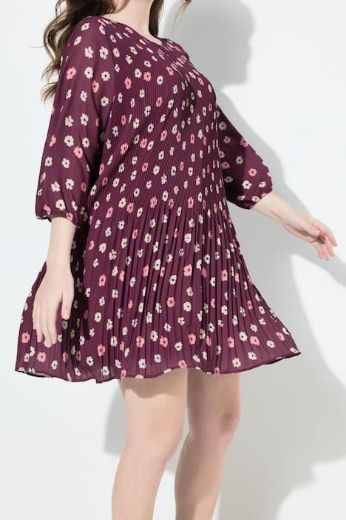 Moda za polnejše Haljina midi 3/4 rukava plus velikost, xxl, Ulla Popken in Johann Popken (JP1880)