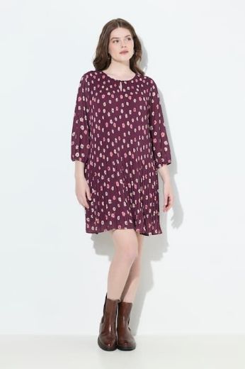 Moda za polnejše Haljina midi 3/4 rukava plus velikost, xxl, Ulla Popken in Johann Popken (JP1880)