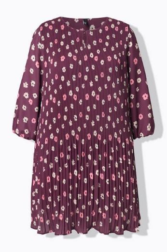 Moda za polnejše Haljina midi 3/4 rukava plus velikost, xxl, Ulla Popken in Johann Popken (JP1880)