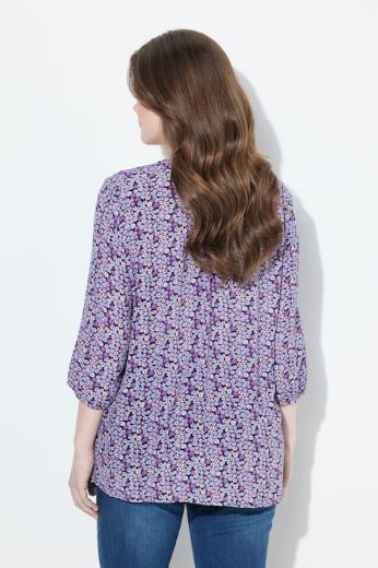 Moda za polnejše Bluza 3/4 rukava A kroja plus velikost, xxl, Ulla Popken in Johann Popken (JP1880)