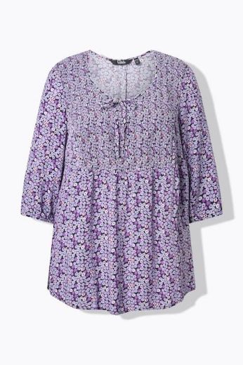 Moda za polnejše Bluza 3/4 rukava A kroja plus velikost, xxl, Ulla Popken in Johann Popken (JP1880)