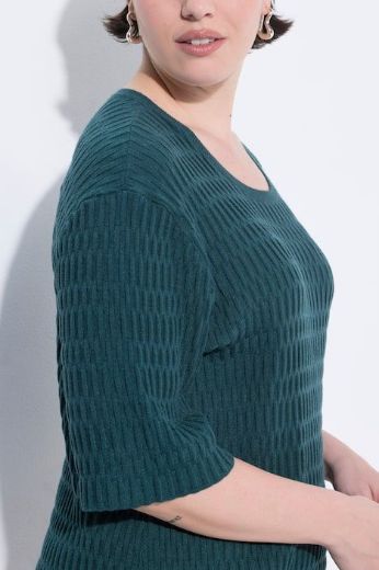 Moda za polnejše Pulover polu rukava plus velikost, xxl, Ulla Popken in Johann Popken (JP1880)
