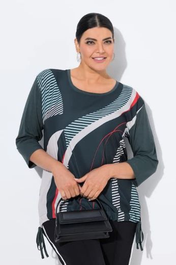 Moda za polnejše Majica 3/4 rukava plus velikost, xxl, Ulla Popken in Johann Popken (JP1880)