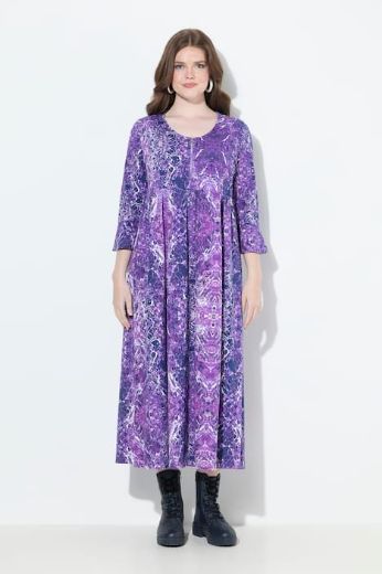 Moda za polnejše Haljina midi 3/4 rukava plus velikost, xxl, Ulla Popken in Johann Popken (JP1880)