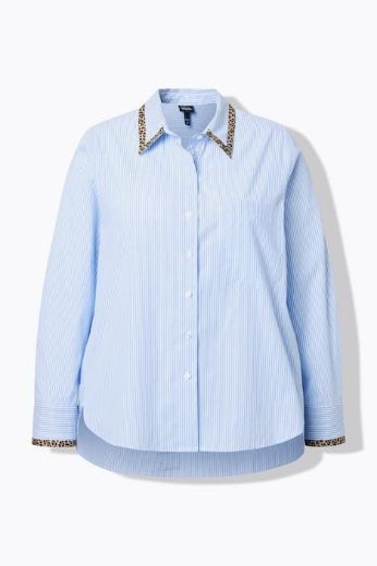 Moda za polnejše Košulja dugih rukava A kroja plus velikost, xxl, Ulla Popken in Johann Popken (JP1880)