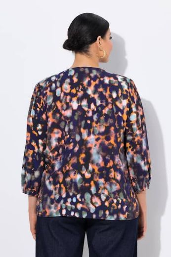 Moda za polnejše Bluza 3/4 rukava V ovratnika plus velikost, xxl, Ulla Popken in Johann Popken (JP1880)