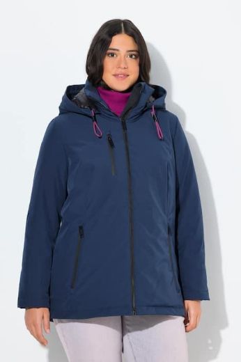 Moda za polnejše Jakna funkcionalna s kapuljačom plus velikost, xxl, Ulla Popken in Johann Popken (JP1880)