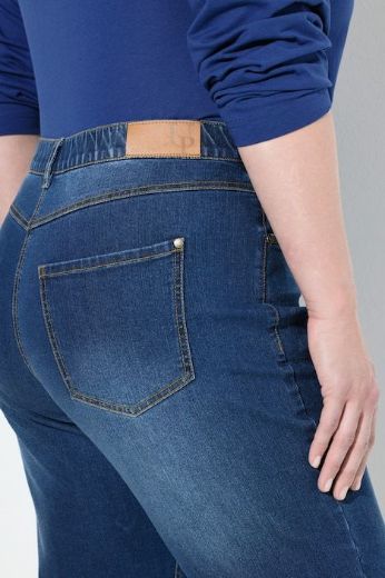 Moda za polnejše Traperice širih nogavica plus velikost, xxl, Ulla Popken in Johann Popken (JP1880)