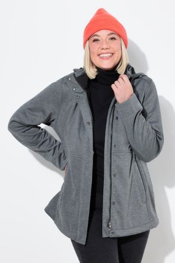 Moda za polnejše Jakna vodoodbojna s odvojivom kapuljačom plus velikost, xxl, Ulla Popken in Johann Popken (JP1880)