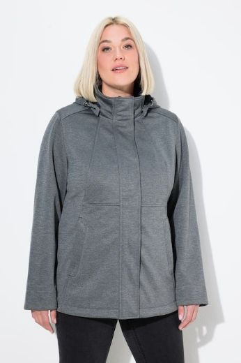 Moda za polnejše Jakna vodoodbojna s odvojivom kapuljačom plus velikost, xxl, Ulla Popken in Johann Popken (JP1880)
