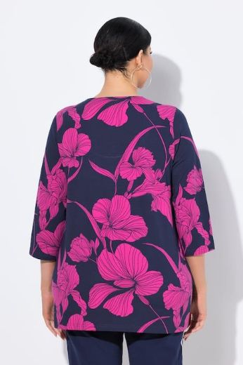 Moda za polnejše Majica cvjetnog printa plus velikost, xxl, Ulla Popken in Johann Popken (JP1880)