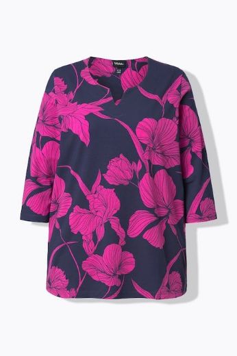 Moda za polnejše Majica cvjetnog printa plus velikost, xxl, Ulla Popken in Johann Popken (JP1880)