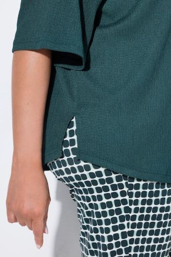 Moda za polnejše Bluza polu rukava na kopčanje plus velikost, xxl, Ulla Popken in Johann Popken (JP1880)