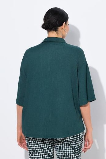 Moda za polnejše Bluza polu rukava na kopčanje plus velikost, xxl, Ulla Popken in Johann Popken (JP1880)