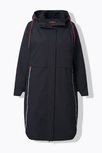 Moda za polnejše Jakna funkcionalna s kapuljačom dužeg kroja plus velikost, xxl, Ulla Popken in Johann Popken (JP1880)