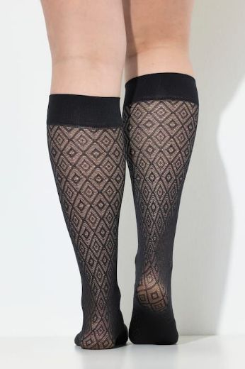 Moda za polnejše Čarape dokoljenke plus velikost, xxl, Ulla Popken in Johann Popken (JP1880)